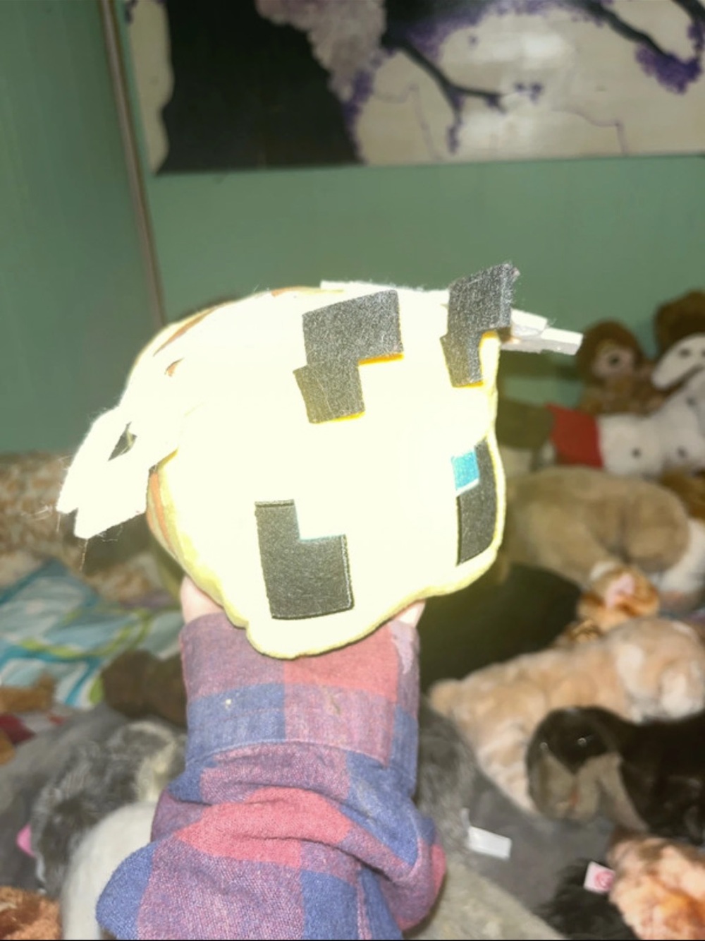 Minecraft bee plush stuffed animal